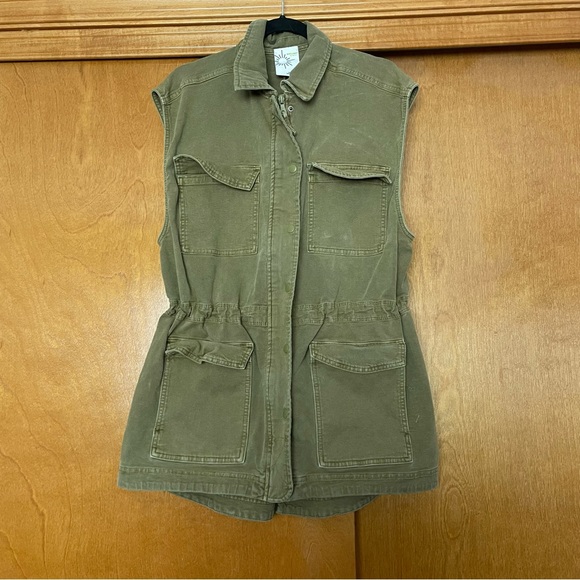 aerie Jackets & Coats Offline By Aerie Army Green Military Utility